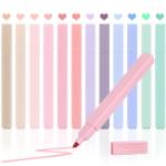 Utron 12‑Pack Pastel Bible Highlighters