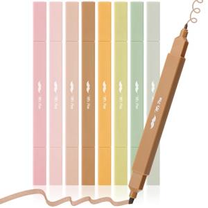 Mr. Pen Dual‑Tip Earth Tone Highlighters 8‑Pack