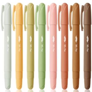 Mr. Pen Earth Tone Gel Highlighters 8‑Pack