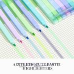 FEIOLA 6‑Pack Aesthetic Gel Highlighters