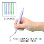 FEIOLA 6‑Pack Aesthetic Gel Highlighters