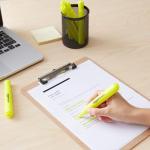 Amazon Basics 12‑Pack Yellow Highlighters