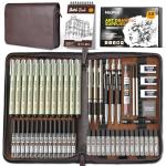 Nicpro 58‑Piece Art Drawing Supplies Kit