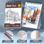 Nicpro 58‑Piece Art Drawing Supplies Kit
