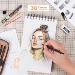 Nicpro 30‑Pack Metal Drafting Pencil Kit