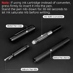 JINHAO Fountain Pen Fine Nib, Includes Ink Cartridges & Converter, Perfect Weight, Optimal Flow, No Skips
