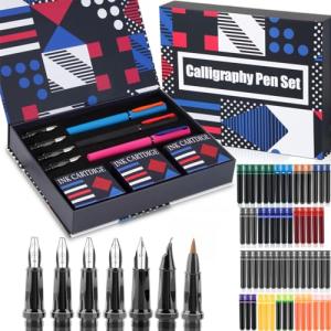DTianSir 7‑Nib Fountain Pen Set