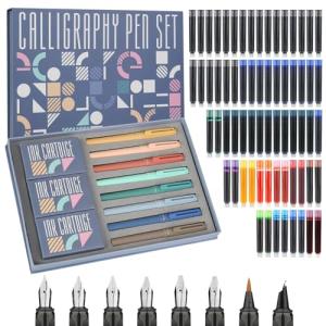 GC QUILL 8‑Pack Fountain Pen Set