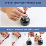 GC QUILL 8‑Pack Fountain Pen Set