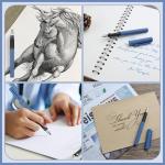 GC QUILL 8‑Pack Fountain Pen Set