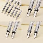Lanxivi Clear Fountain Pen Set 6‑Tip