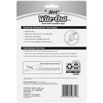 BIC Exact Liner Correction Tape 4‑Pack