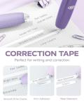 Four Candies 6mm Retractable Correction Tape Purple