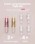 Four Candies Refillable Correction Tape 2‑Pack