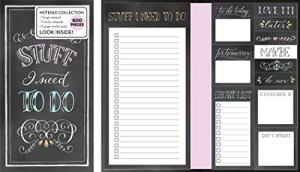 Chalkboard To‑Do Sticky Note Book