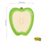 Apple Shaped Sticky Note Pad Set