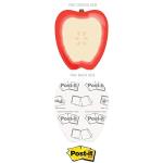 Apple Shaped Sticky Note Pad Set