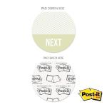 Now Next Later Sticky Note Pad Trio