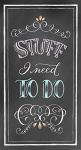 Chalkboard To‑Do Sticky Note Book