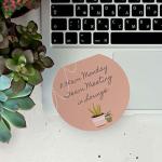 Plant Theme 3‑Pack Succulent Sticky Notes
