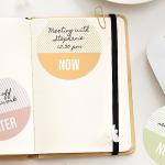 Now Next Later Sticky Note Pad Trio