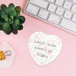 Gotcha Covered Floral Heart Sticky Note Set