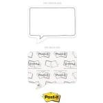 Speech Bubble 3‑Pack Shaped Sticky Notes