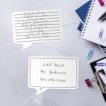 Speech Bubble 3‑Pack Shaped Sticky Notes