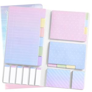Hommie 410‑Pack Indexed Sticky Note Tabs
