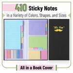 Mr. Pen 410‑Pack Pastel Sticky Note Tabs