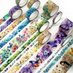 20‑Roll Floral Butterfly Washi Tape Set