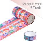 Mr. Pen 8‑Roll Geo Labyrinth Washi Tape