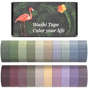 20‑Roll Nature Decorative Washi Tape Set