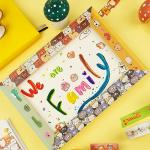 YUBBAEX 20‑Roll Gold Silver Animal Washi Tape