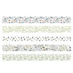 YUBX 5‑Roll Vine Skinny Washi Tape Set
