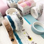 YUBX 5‑Roll Vine Skinny Washi Tape Set