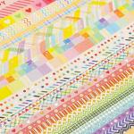 YUBBAEX 27‑Roll Rainbow Gold Washi Tape
