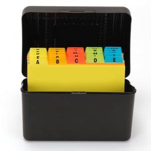 H4D 3x5 Index Card Holder Black