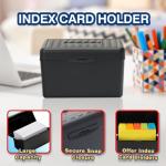 H4D 3x5 Index Card Holder Black