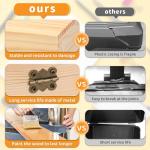 MOBYKE 3x5 100‑Card Wooden Organizer Box