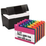 1InTheOffice 5x8 Index Card Box Holder