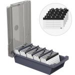 MaxGear 500‑Card Business Card Organizer Box