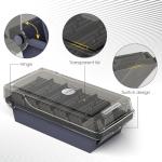 MaxGear 500‑Card Business Card Organizer Box