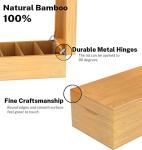 Neando Extra‑Large 5x8 Bamboo Card Organizer
