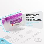 Enday 3x5 Purple Index Card Holder