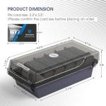 MaxGear 500‑Card Business Card Organizer Box