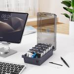 MaxGear 500‑Card Business Card Organizer Box