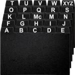 OFFILICIOUS 25‑Piece 4x6 Card Divider Set