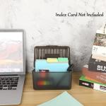 BTSKY 4x6 Plastic Index Card Box