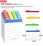 Neando Extra‑Large 5x8 Bamboo Card Organizer